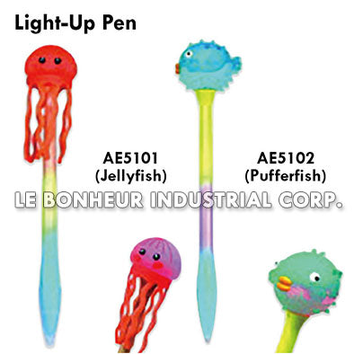 Light-Up Pufferfish Pen
