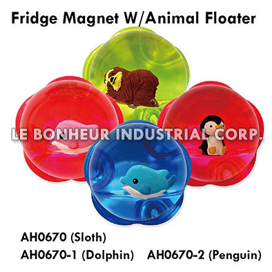 Fridge Magnet W/Penguin Floater
