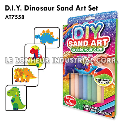 D.I.Y. Dinosaur Sand Art Set