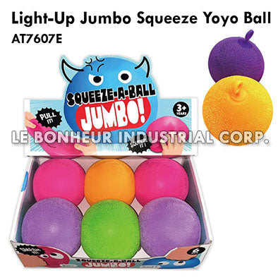 Light-Up Jumbo Squeeze Yoyo Ball