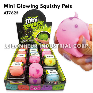 Mini Glowing Squishy Pets