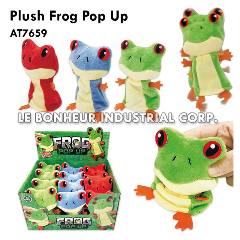 Plush Frog Pop Up