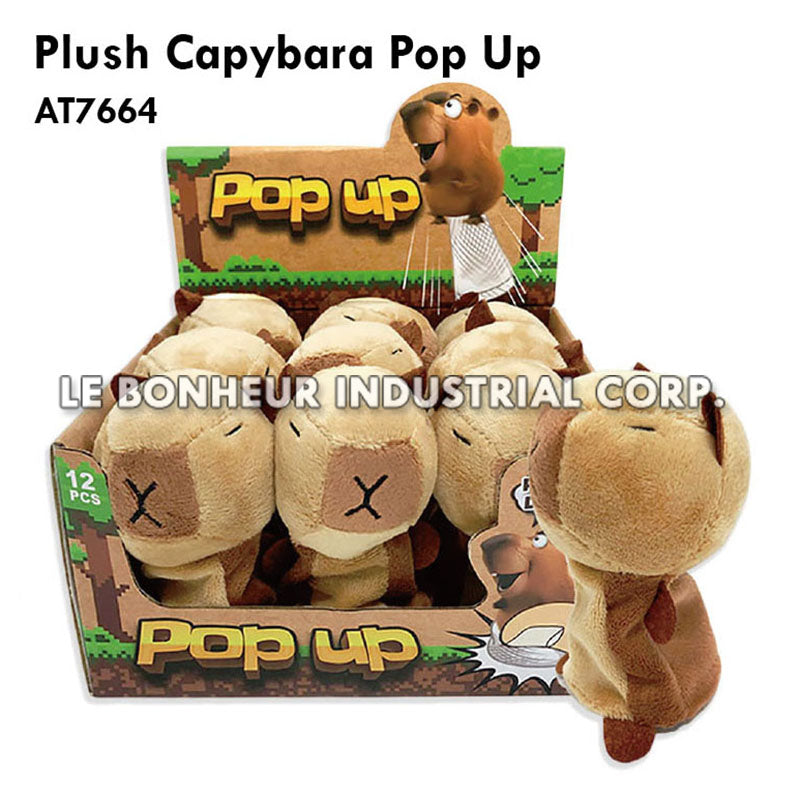 Plush Capybara Pop Up