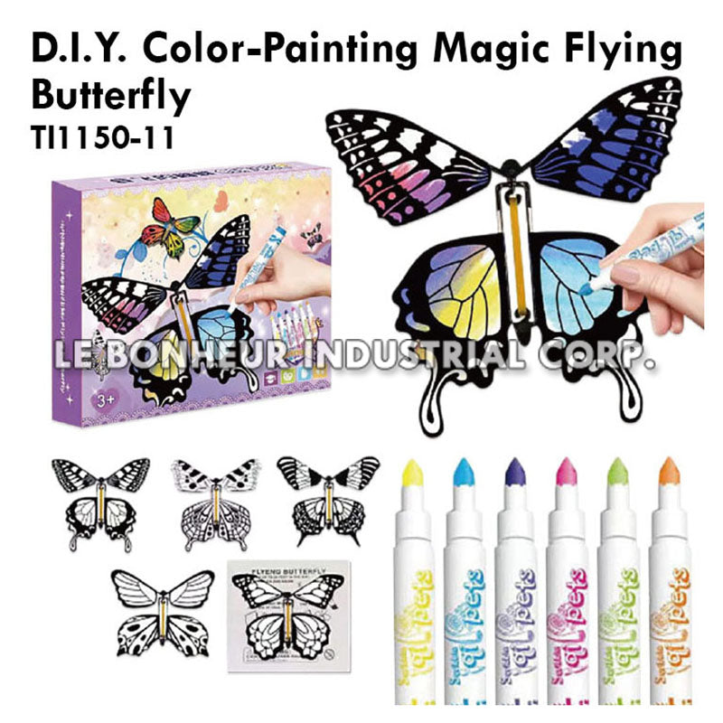 D.I.Y. Color-Painting Magic Flying Butterfly