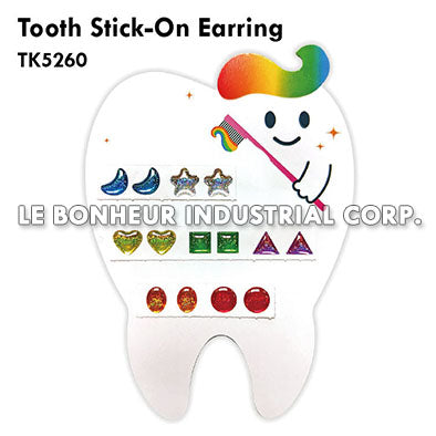 Tooth Stick-On Earring