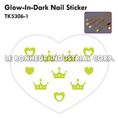 Glow-In-Dark Nail Sticker