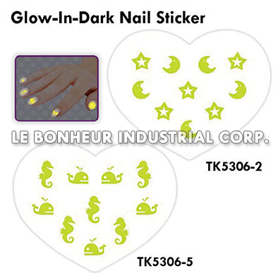 Glow-In-Dark Nail Sticker