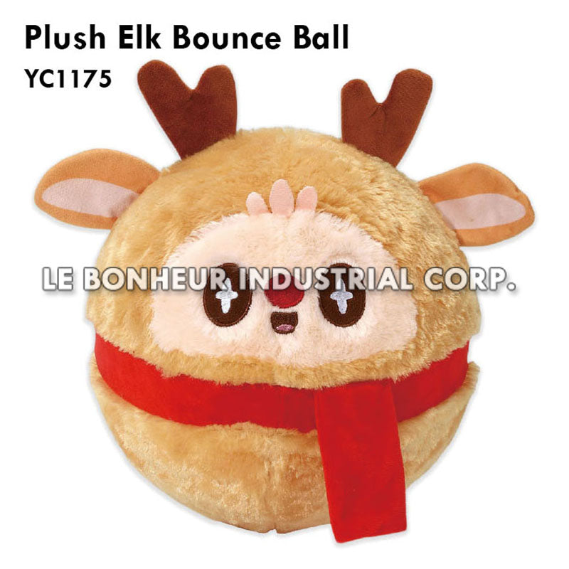 Plush Elk Bounce Ball