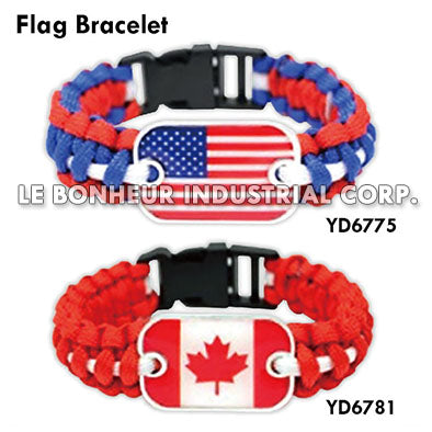 USA Flag Paracord Bracelet