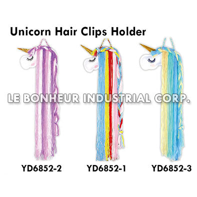Unicorn Hair Clips Holder