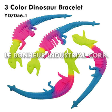 3 Color Dinosaur Bracelet