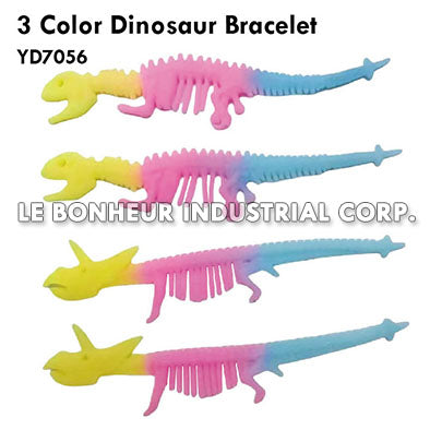 3 Color Dinosaur Bracelet