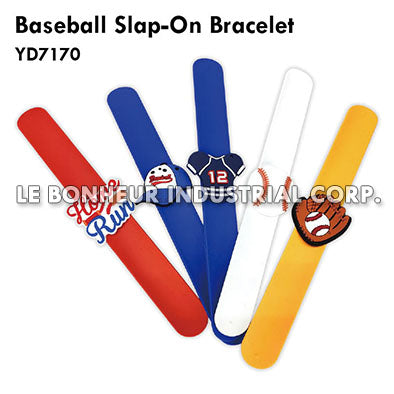 Baseball Slap-On Bracelet