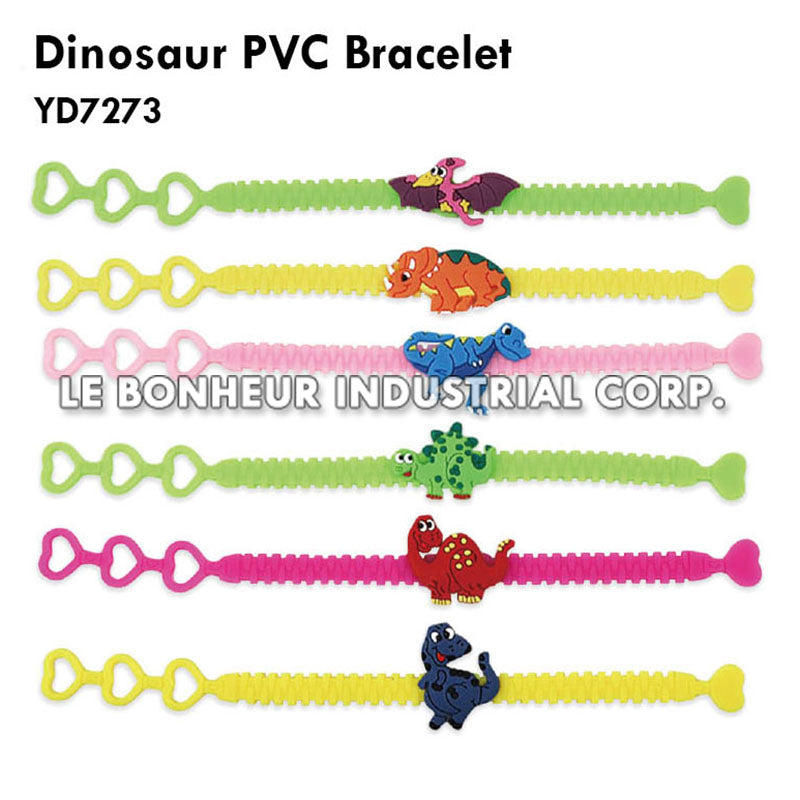 Dinosaur PVC Bracelet