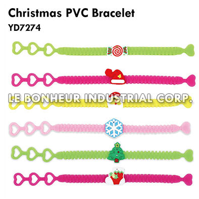 Christmas PVC Bracelet