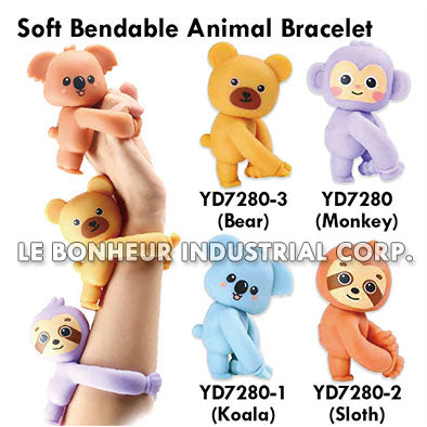 Soft Bendable Bear Bracelet