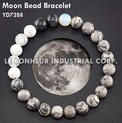 Moon Bead Bracelet