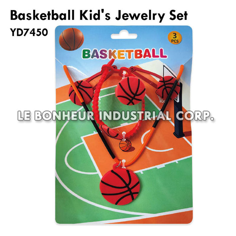 Basketball Kid's Jewelry Set
