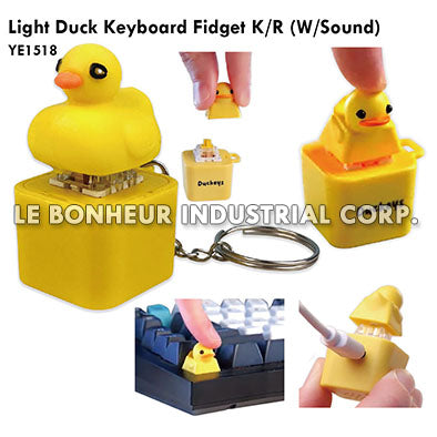 Light Duck Keyboard Fidget K/R W/Sound