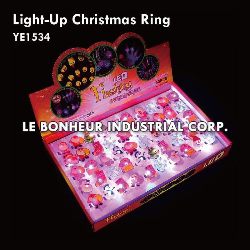 Light-Up Christmas Ring