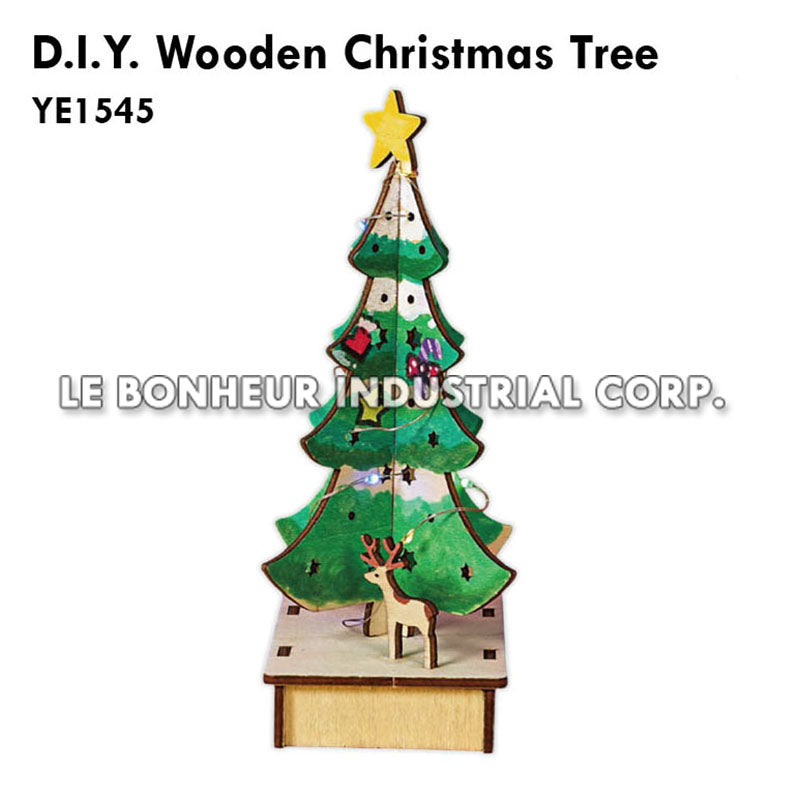 D.I.Y. Wooden Christmas Tree