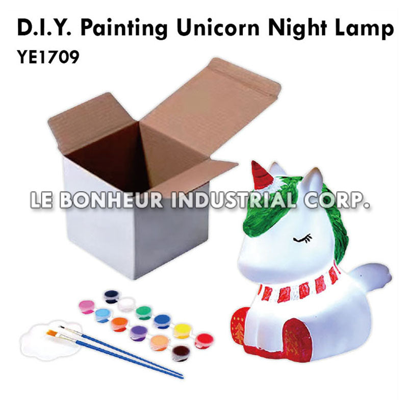 D.I.Y. Painting Unicorn Night Lamp