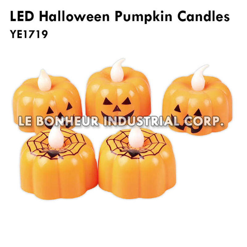 LED Halloween Pumpkin Candles
