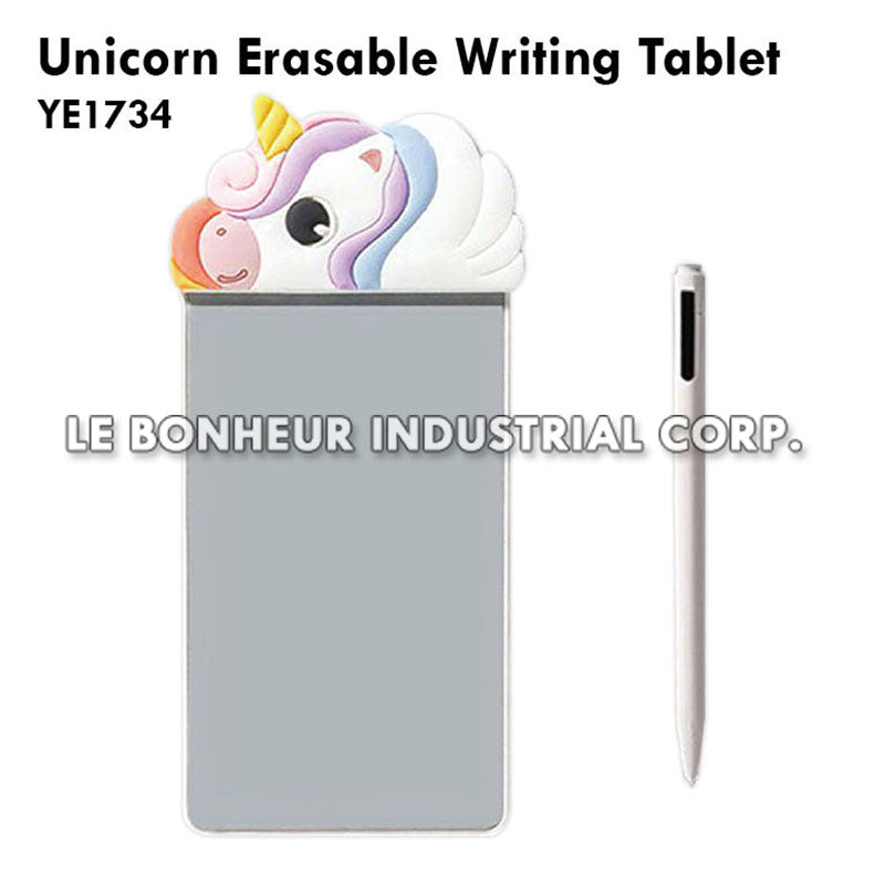 Unicorn Erasable Writing Tablet