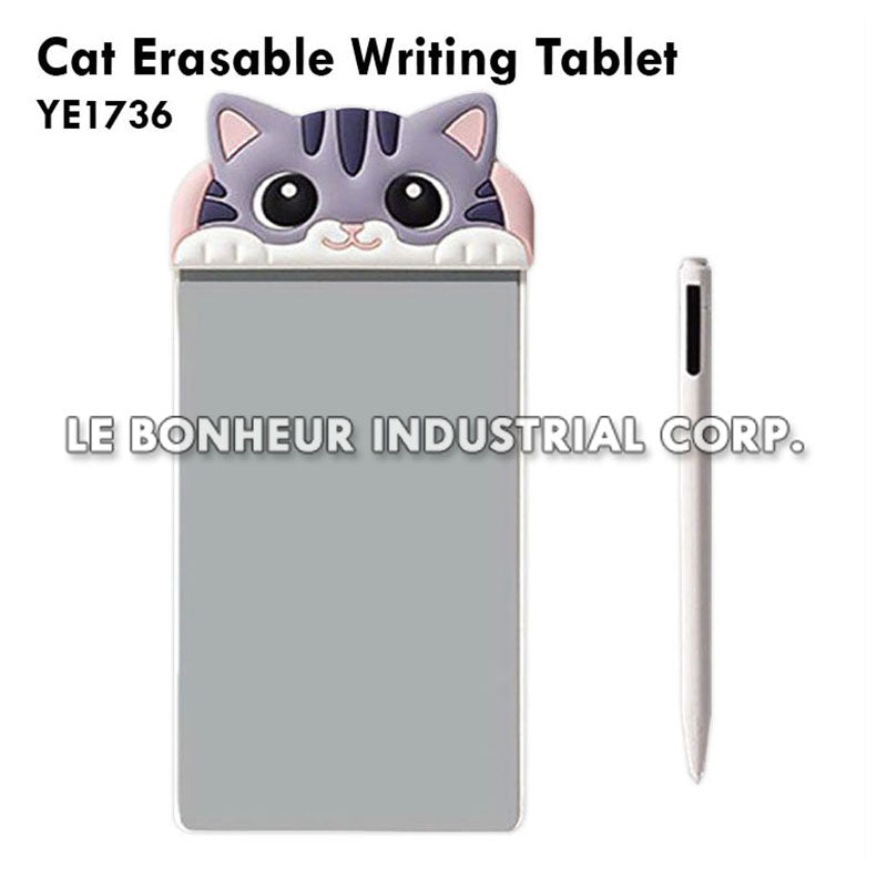 Cat Erasable Writing Tablet