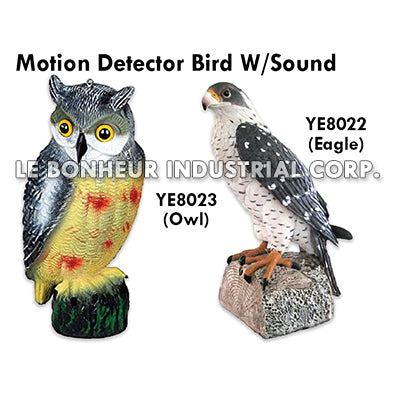 Motion Detector Owl W/Sound
