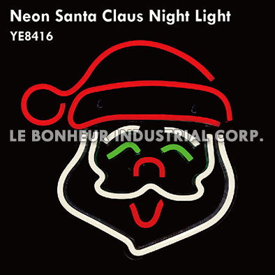 Neon Santa Claus Night Light