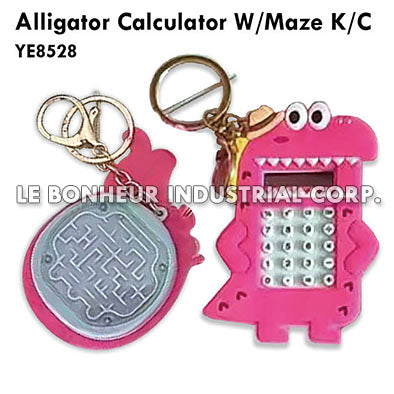 Alligator Calculator W/Maze K/C