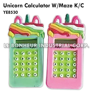 Unicorn Calculator W/Maze K/C