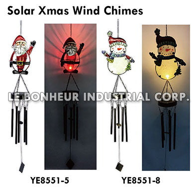 Solar Xmas Wind Chimes