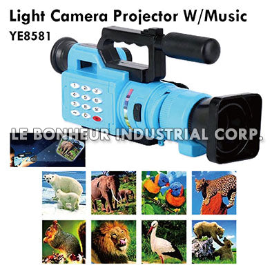 Light Camera Projector W/Music