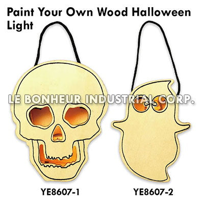 Paint Your Own Wood Halloween Light