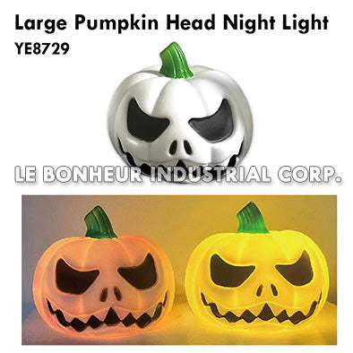Large Pumpkin Head Night Light