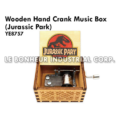 Wooden Hand Crank Music Box