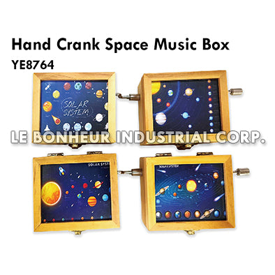 Hand Crank Space Music Box