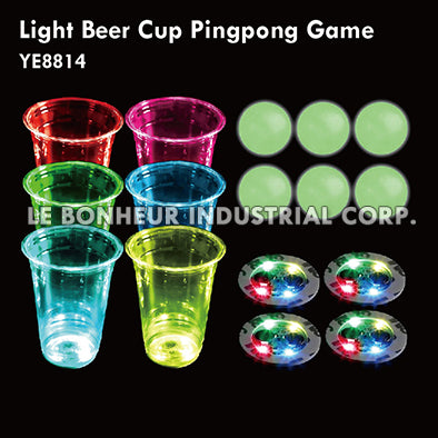 Light Beer Cup Pingpong Game