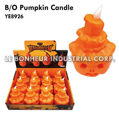 B/O Pumpkin Candle