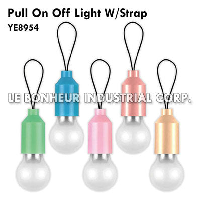 Pull On Off Light W/Strap