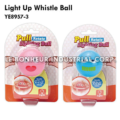 Light Up Whistle Ball