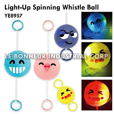 Light-Up Spinning Whistle Ball