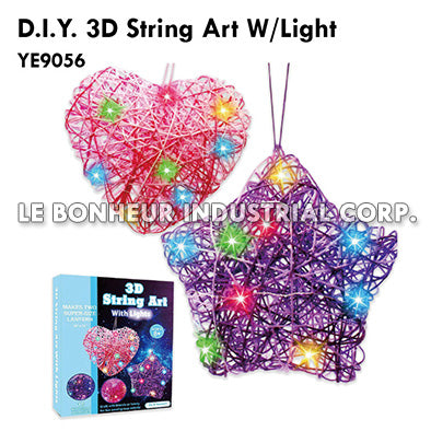 D.I.Y. 3D String Art W/Light