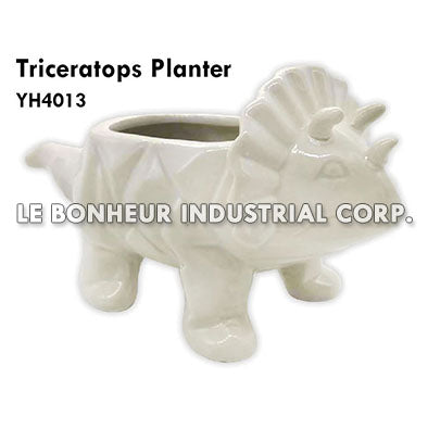Triceratops Planter