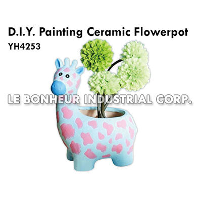 D.I.Y. Painting Ceramic Flowerpot