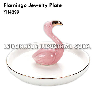 Flamingo Jewelry Plate