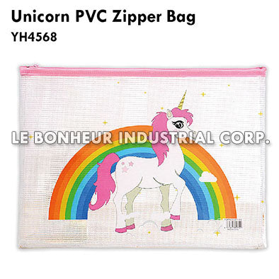 Unicorn PVC Zipper Bag