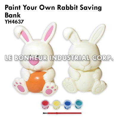 Paint Your Own Rabbit Saving Bank
